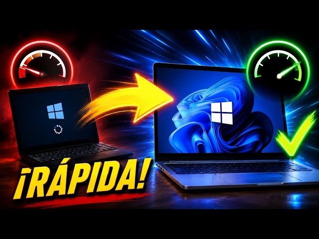 Acelera Windows en PC antigua Optimiza con estos ajustes Sin Instalar Programas