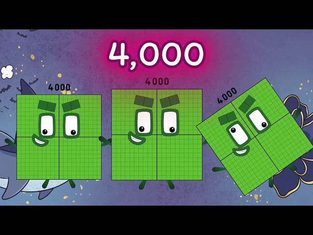 Numberblocks - Addition of Identical Giant Numbers | Learning Math | NumberLab | Learn Counting