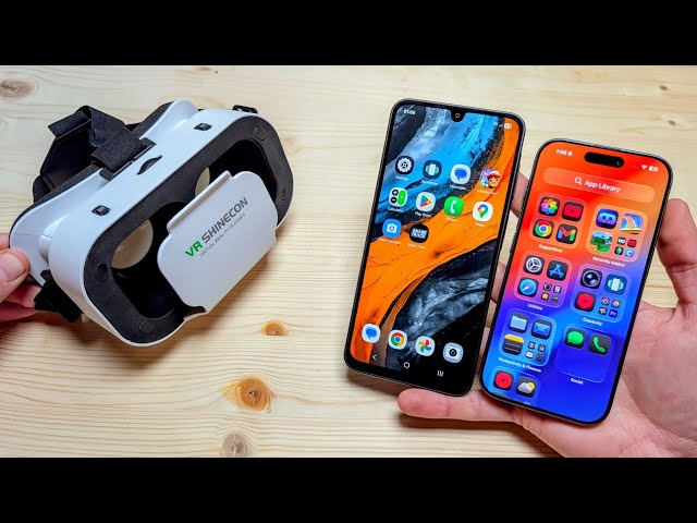 Does VR Headset work with Any Phone? VR Shinecon Virtual Reality Glasses 3D 