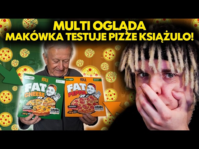 MULTI ogląda MAKÓWKAMUSIC TESTUJE PIZZE KSIĄŻULO!