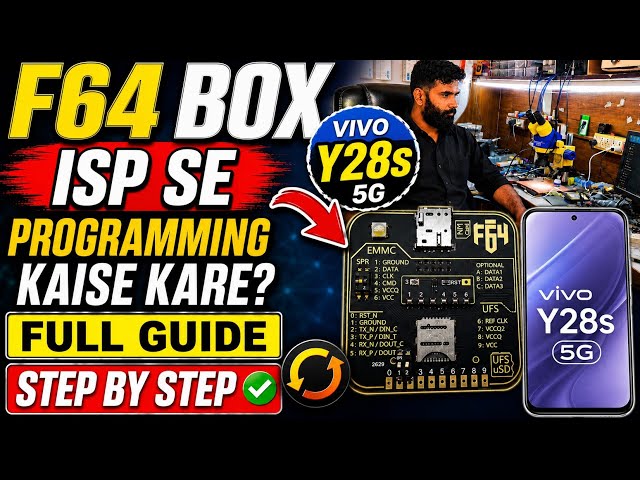 F64 Box ISP Se Programming Kaise Kare? Vivo Y28s ISP Programming Demo Full Guide 2026 Hindi