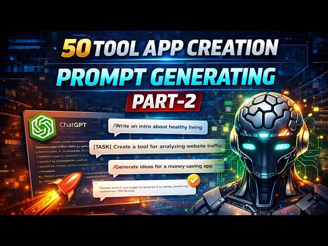 50 Tool App Creation | Prompt Generating Part-2.