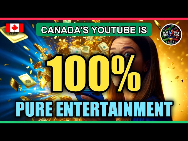 Canada's YouTube: 100% Entertainment vs 0% Productive