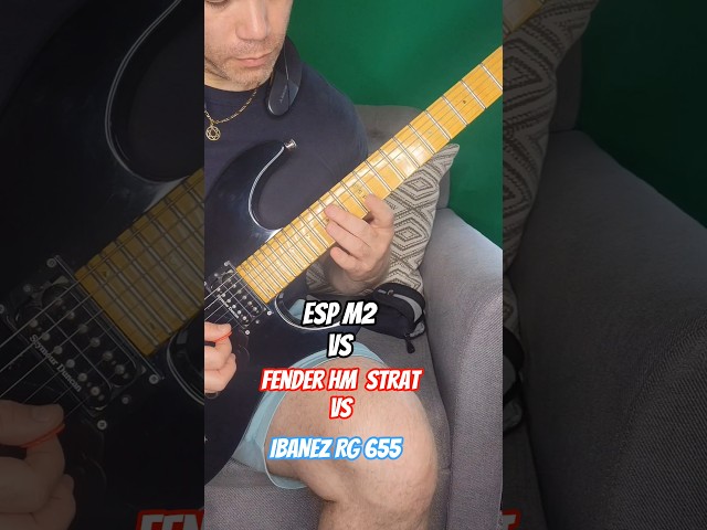 ESP VS FENDER VS IBANEZ #guitar #ESP #FENDER #IBANEZ