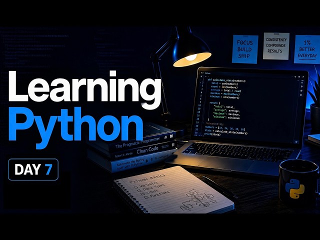 I started LEARNING PYTHON | Student to Founder - Week 2