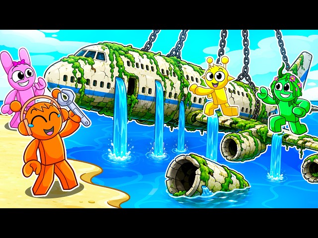 We Found an ABANDONED PLANE in Roblox!