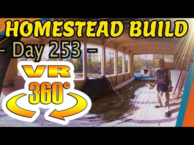 Homestead Building - Preparing for Sub-Floor Thermal Mass with Air Tunnels