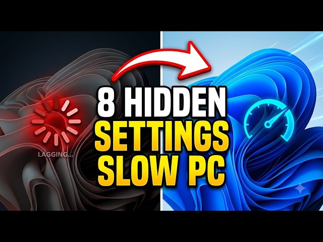 8 Hidden Windows 11 Settings Slowing Your PC Down Right Now