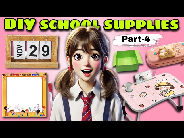 DIY 5 *Unique* School Supplies 📚🖊️||From Jugad 💡 || part - 4  || Shifa Craft ||