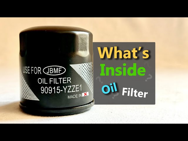 Inside an Oil Filter Breaking Down the Components