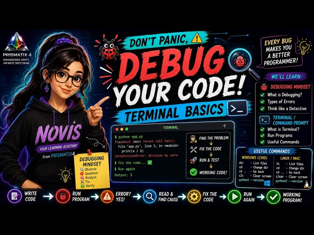 What is Debugging & Terminal? 🤔 | Programming Basics for Beginners