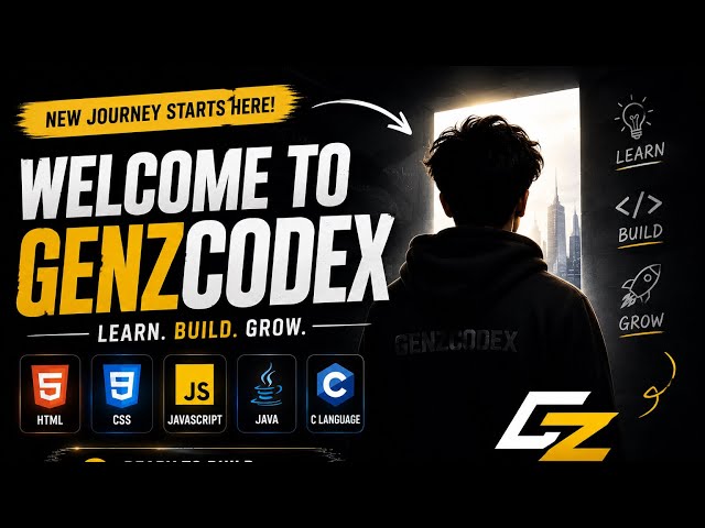 WELCOME TO GENZCODEX |This Is GenZCodex! | A New Journey Begins 🚀