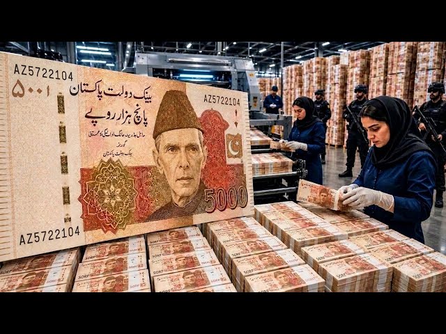 How 5000 PKR Banknotes Are Made | Inside a High-Security Factory ( Full Process )