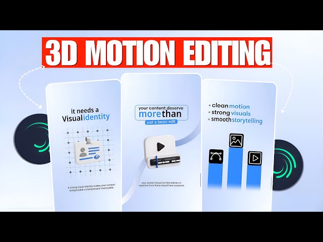 How to Create a Professional 3D Motion Graphics | Alight Motion Tutorial 