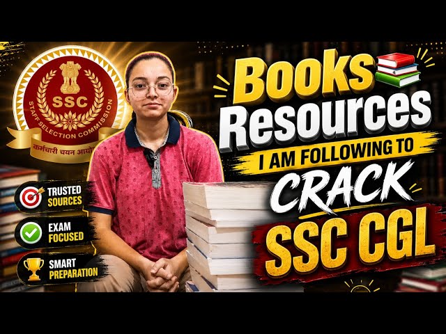Books & Resources I am following to crack SSC CGL 📚 | Booklist every Aspirant needs 🔥🚀 #ssccgl #ssc