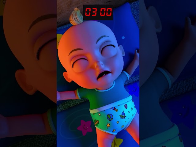 Baby's Sweet Sleep Moments 😴💤 Bedtime with Johny #shortsforkids