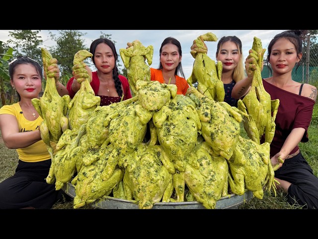 Amazing cooking green chicken curry recipe | Amazing video
