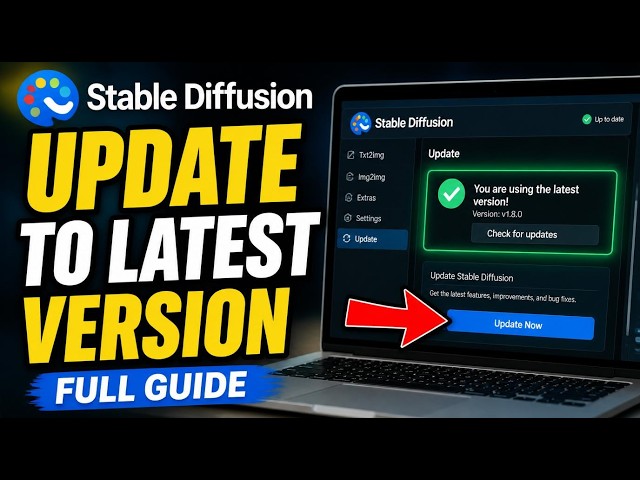 How to update Stable Diffusion tooling for automated thumbnails and banners - Full Guide