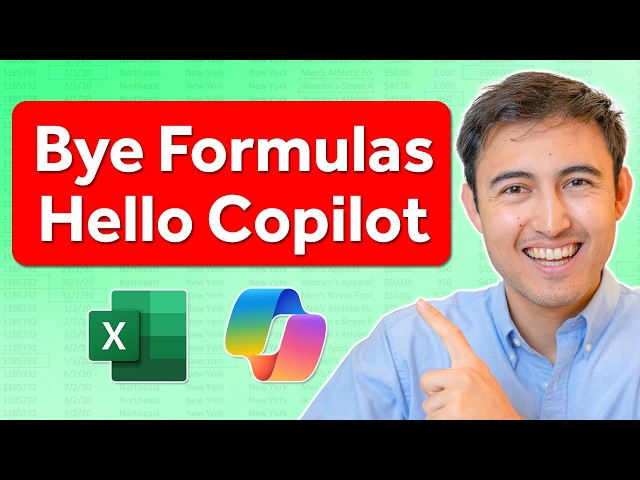 Stop Writing Excel Formulas: Use These 10 Copilot Tricks Instead