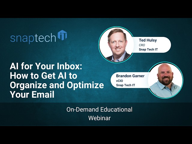 On-Demand: AI for Your Email Inbox
