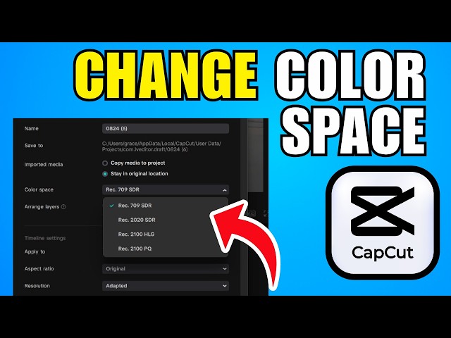 How To Change Color Space In CapCut (2026) (Best Method)