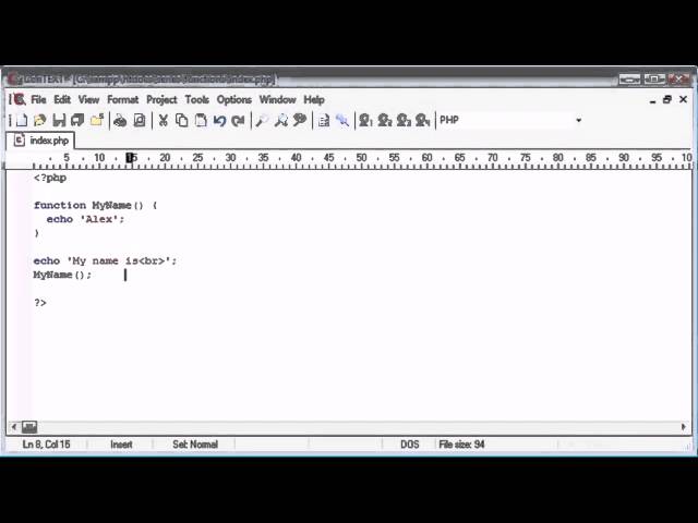 Beginner PHP Tutorial - Lesson №30 - Basic Functions