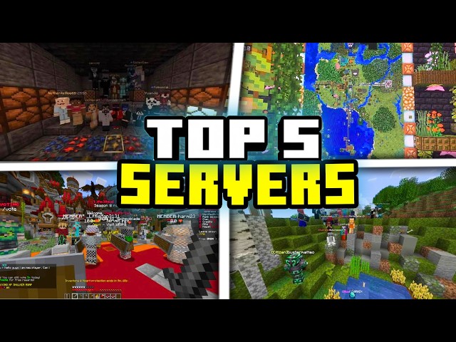 Top 5 Semi Vanilla Minecraft SMP Servers