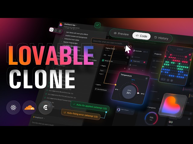 🔴 Build a Full Stack Lovable Clone | SaaS AI Builder | Cloudflare & Clerk | React 19