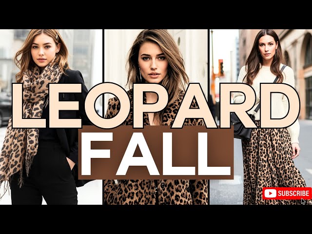 Leopard Print Fall Fashion 2025 🐆 | Elegant & Chic Outfit Ideas for Autumn