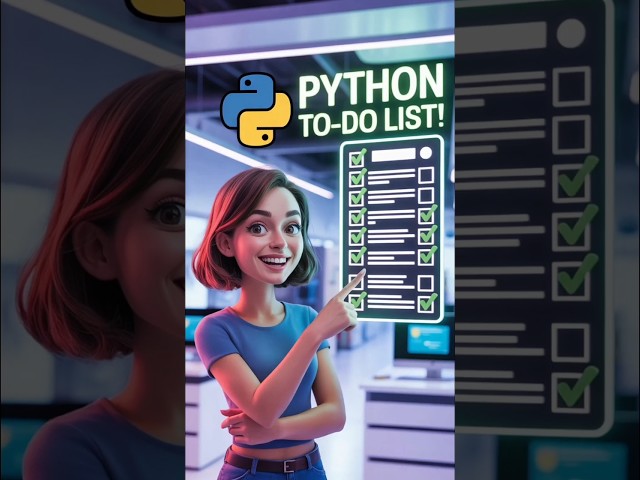 👉 Python Mini Project: To-Do List ✅ in 60 Sec | Beginner Friendly #shorts #viral #python