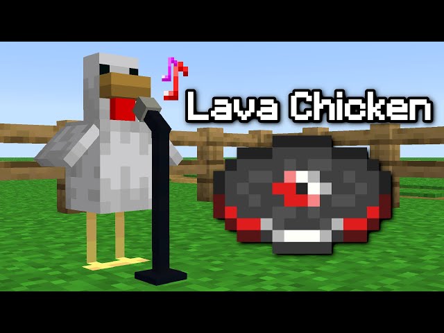 I made Chickens dance to 🎶 Lava Chicken in Minecraft