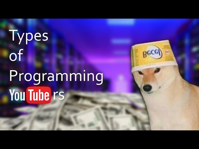 Types of Programming YouTubers