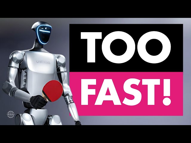 Chinese AI Robot DESTROYS Humans in Ping Pong | Unitree G1 Humanoid's Next Stop: UFC!