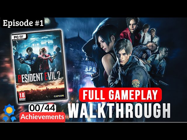 100% Achievements run for Resident Evil 2🏆Road to 100 Subs/!games