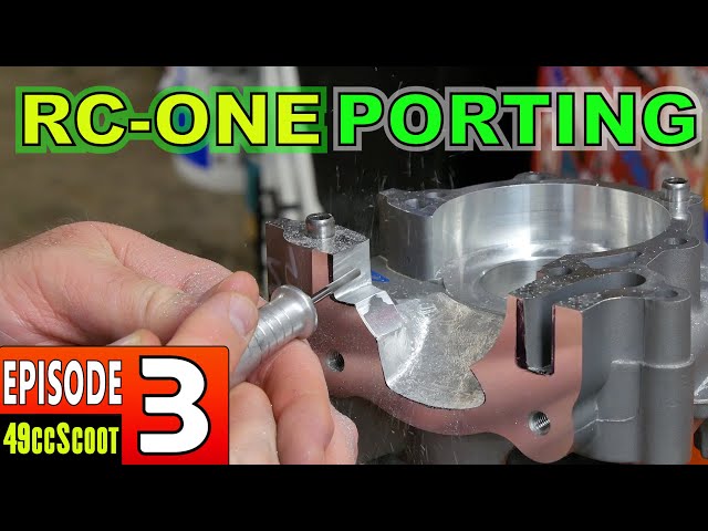 RC-One : Port Matching And Smoothing The Cylinder, Cases And Piston : RC1 : Part 03