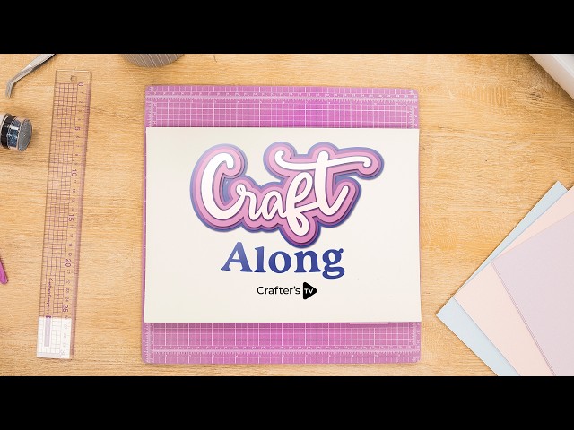 Craft Along: Large Alphabet Stencils & Dies Set