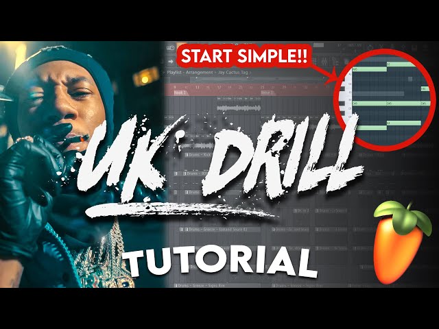 HOW TO MAKE DARK AGGRESSIVE UK DRILL BEATS FOR DIGGA D (FL Studio Tutorial)