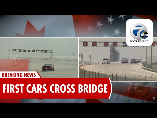 Gordie Howe International Bridge Officially Opens to Traffic
