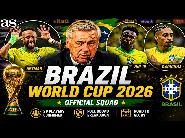 Brazil National Team 2026 | Official Squad & Neymar Puzzle Challenge