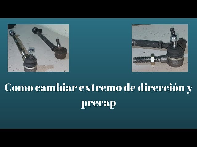 How to replace the steering knuckle and pre-cap on a Peugeot 504 (works with other cars)