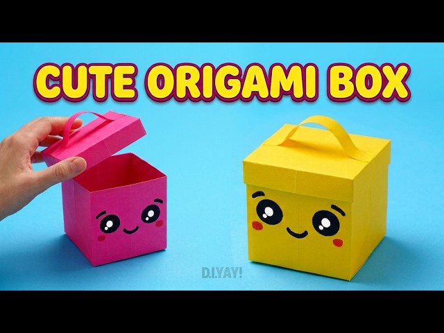✨ This Cute Origami Box Is So Easy to Make! | DIY Paper Craft