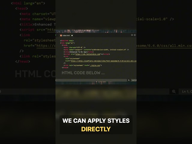 Build To-Do App from Scratch HTML CSS JavaScript - Part 4 #shorts #trend #html #javascript #2026