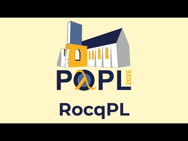 [POPL'26] Salle 14 - RocqPL (Jan 17th)
