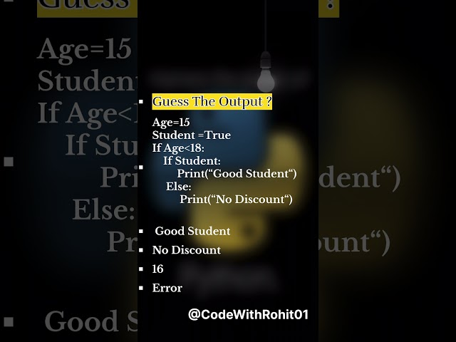 Nested if statements. #python #codingtutorial #code #codemasters #pythonprogramming #pythonstatus