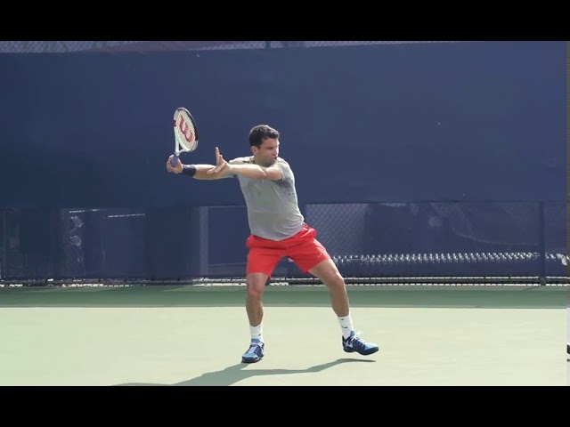 Dimitrov Slow Motion Forehand
