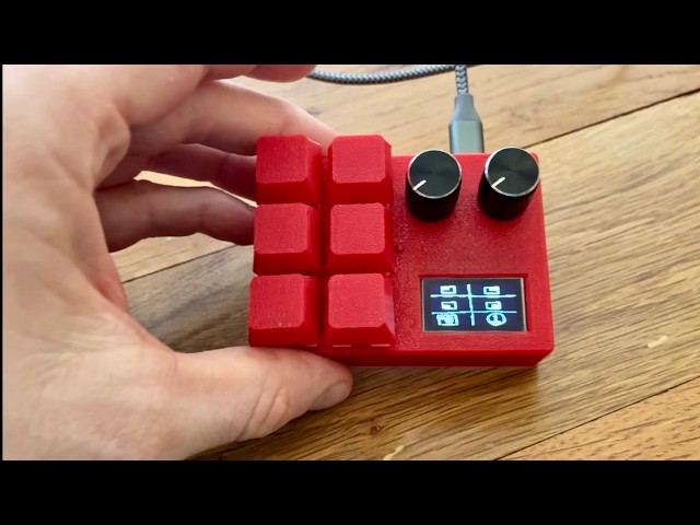 I Gave My Macropad an OLED (and Then Animated It)