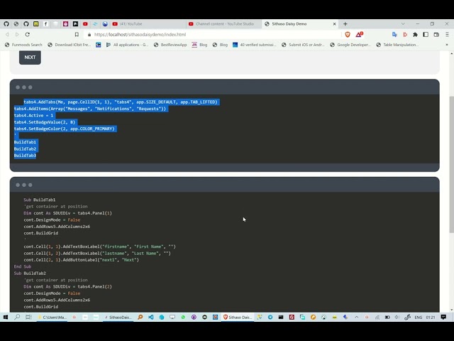 Creating TailwindCSS Tabs