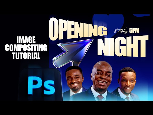 Design a Professional Church Graphic | Step-by-Step Compositing Guide | Part two