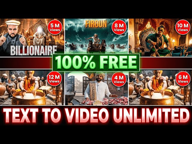 Unlimited FREE AI 4K📺Video Generator | Open Source Text to Video AI | Image to 4k Video Maker 2026