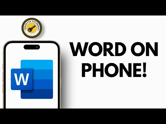 How To Type MS Word In Mobile Phone (Full Tutorial)